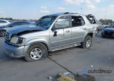 2001 Toyota Sequoia Sr5 V8 из США, поврежденный, VIN 5TDBT44A11S029242